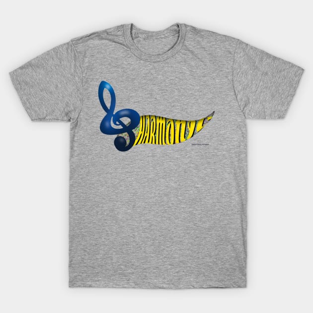 Harmonic musical ribbon T-Shirt by skrbly